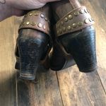 Jeffrey Campbell  Nation Harness Leather Heel Booties Brown Size 6 Photo 3