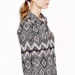 J.Crew  • boy fit diamond ikat linen shirt Photo 12