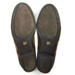 Elle  Girl Giovanni Embroidered Sequin Beaded Ballet Flats Shoe Brown Size 6.5 Photo 4