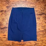 EXPRESS Blue Pencil Skirt Mid-Rise Dress Skirt for Work or Office  Size 6 Photo 1