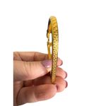 Versace  NWT Brass Medusa Heart Hoop Earrings in Original Box Photo 11