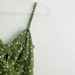 ZARA  Polka Dot Mini Rushed Ruffle Dress Photo 3