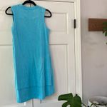 Neon Buddha Blue Layered Cotton Dress Sleeveless Comfort Pool Beach Size XS Photo 8