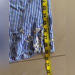 Mlle Gabrielle  Blue‎ and white stripe dress with flowers Photo 6