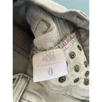 Rock & Republic womens grey cut off studded jeans shorts size 0 Photo 5