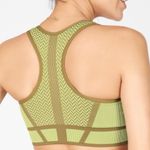 Fabletics  Bianca Thyme Yellow Green Seamless Sports Bra Photo 2