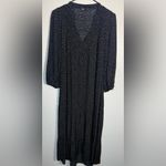 ZARA  Black and White Long Sleeve Dress Photo 10