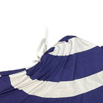 Tommy Bahama Skirt Size Medium Blue White Striped Stretch Lined Womens 34X37.5 Photo 2