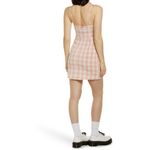 BP Nordstrom  Mini Dress in Coral White Gingham Photo 1