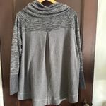 Soft Surroundings | Cowl Neck Waffle Back Pullover Sweatshirt | Size L Photo 4