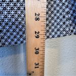 Levine Classic Black White Geometric Print Cropped Trench Coat Jacket Womens 18W Photo 5