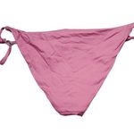 Soluna Tie Side Hipster Swim Bikini Bottom Mulberry Pink Half Moon Fit Medium Photo 2