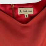 American Vintage VTG 90's Ava & Aiden Sleeveless Red Rouched Midi Dress Size 2 Christmas Holiday Photo 1