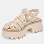 Dolce Vita Lasly Sandals Oatmeal Knit Size 7.5 Photo 3
