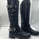 Marc Fisher  Women's Black Misty Leather Knee High Riding Boots Photo 1