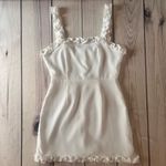 superdown  Arabella White Ruffle Detailed Mini Dress Photo 3