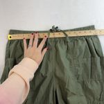Aerie  L Large High Waisted Go For It Baggy Pull On Cargo Pants Green Boho Grunge Photo 10