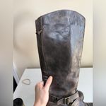Hinge  Distressed Devin Riding Boot Chocolate Brown Country Boho Cottagecore 9.5 Photo 11