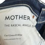 MOTHER The Rascal Ankle Zip Jeans Women’s 24 Blue Straight Cropped Denim Photo 11