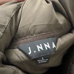 J.NNA Oversized Brown Puffer Vest Size Large Photo 2