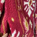 Band of Gypsies soft cozy sherpa jacket snowflake pattern Size XS Photo 9
