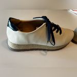 Bks Leandro off white floater‎ tie up show sz 39/8 Blue Photo 6