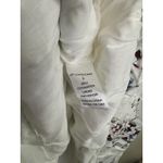 Lumiere Dress Womens Small Floral Smocked Waist Long Sleeve Urban Outfitters White Photo 5