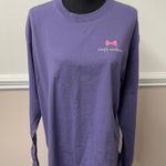 Simply Southern Preppy Southern Life Graphic Purple Long Sleeve Tee Photo 0