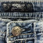 Silver Jeans Silver Pioneer Distressed Booty Cut Off Blue Jean Shorts Raw Hem Womens 28 Photo 6