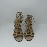 Schutz  Laurine Suede Laced Up Sandal Size 7.5 B Photo 2