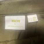 Anthropologie  Maeve Green Faux Suede Skirt Photo 5