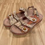 L'Artiste Spring Step Payokya Metallic Sandals Size EU 40 Artsy Tan Orange Photo 1