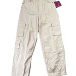 MOTHER Snacks The Side Dish Cargo Skimp Jeans White Baggy Sz 29 NWT $330 USA Photo 1