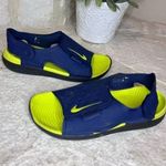 Nike navy blue/limegreen water shoes Photo 0