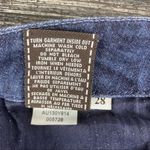 7 For All Mankind A Pocket Flair hem Low Rise Blue Jeans By 28 Photo 6