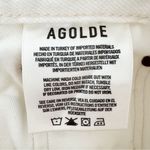 AGOLDE  Riley High Rise Straight Crop Jeans in White Size 23 Photo 9