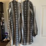 Show Me Your Mumu Monochrome Snake Print Tunic Photo 4
