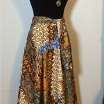 MIX NOUVEAU WOMENS SKIRT NEW YORK FULL FLAIR TWIRL SKIRT TAG IS SM RUNS BIG Gold Photo 4