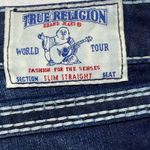 True Religion  Jeans Slim Straight‎ Dark Wash Denim Women's Size 27 Photo 11