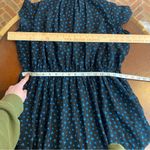 Wayward Fancies by Eshakti Dark Ditsy Floral Midi Dress pockets high neck 1X 16W Black Photo 6