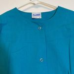 Classic Uniforms Teal Scrub Coat/Jacket Hospital Nurse Doctor Medical Size Small Photo 3