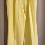 Worthington Women’s NWT  Bright Yellow Wide-Leg Pants Photo 0