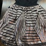 Miss Avenue gold sequin crisscross back dress SZ M Photo 5