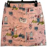 Willi Smith  Y2K Pink Paris Skirt Photo 0