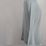 Vince Camuto Shimmery Heather Gray Long Sleeve Top Featuring Flare Sleeve Photo 2