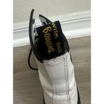 Dr. Martens Dr. Doc Martens Women's Sz 8 Leather Zavala White Combat Boots Lace Up Photo 3