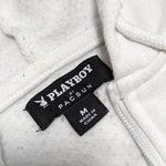 Playboy X Pacsun Camper Oversized Hoodie Full Zip Jacket White Flower Medium Photo 6