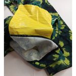 Free People  Retro Hippie Green Square Neck Puff Sleeve Bandana Original! Small Photo 4