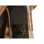 Cape Robbin  Size 9 METALLIC ROSE GOLD STILETTO SHINY PUMPS SHOES Photo 4