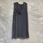 CLUB Z COLLECTION Women’s Blue & White Striped Hooded Stretchy‎ Dress Size Med Blue Photo 1